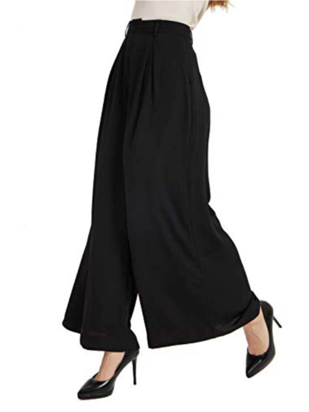 Women High Waist Palazzo Pants Wide Leg Casual Trousers